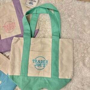 Trader Joe’s -Mini Tote-green tote